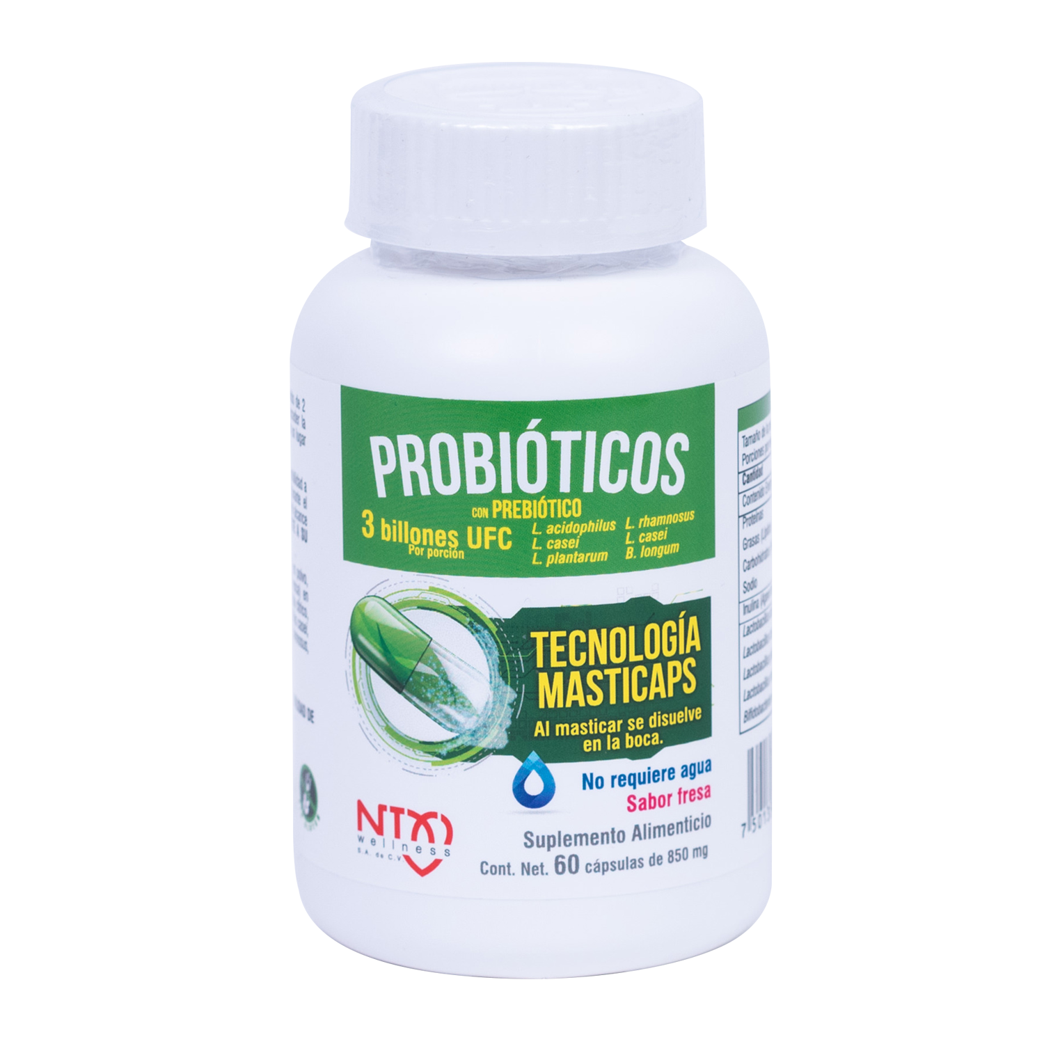NTX Probióticos 3 Billones