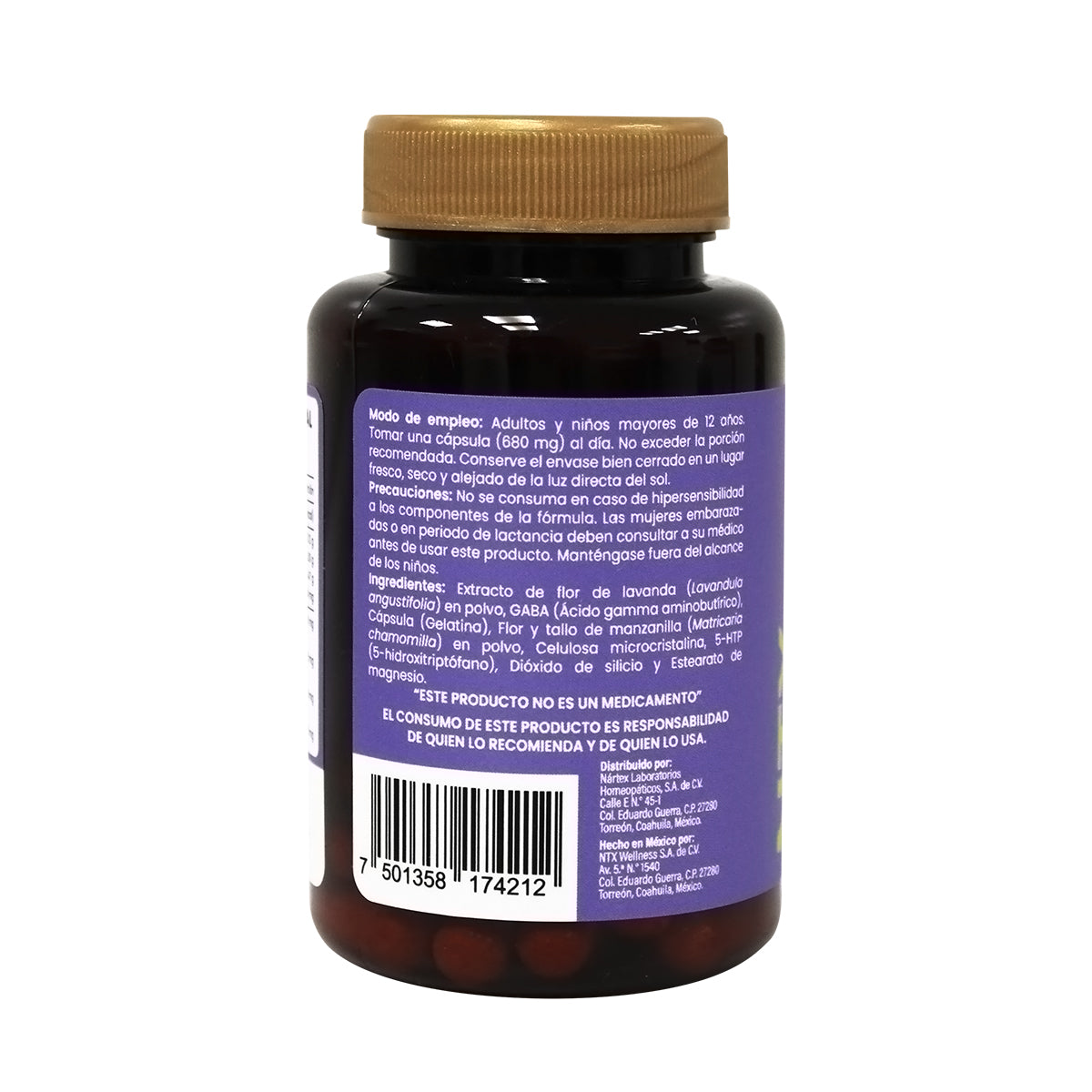 Lavanda 5-HTP Gaba,Manzanilla