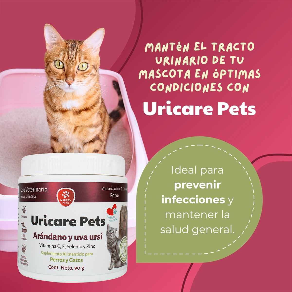 Uricare Pets Tarro 90 grs